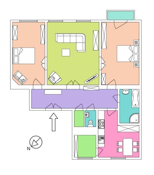 Large And Modern Apartment In The Heart Of 布拉格 外观 照片